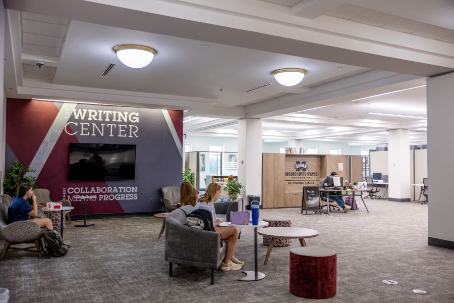 Writing Center Location, Updated Fall 2024